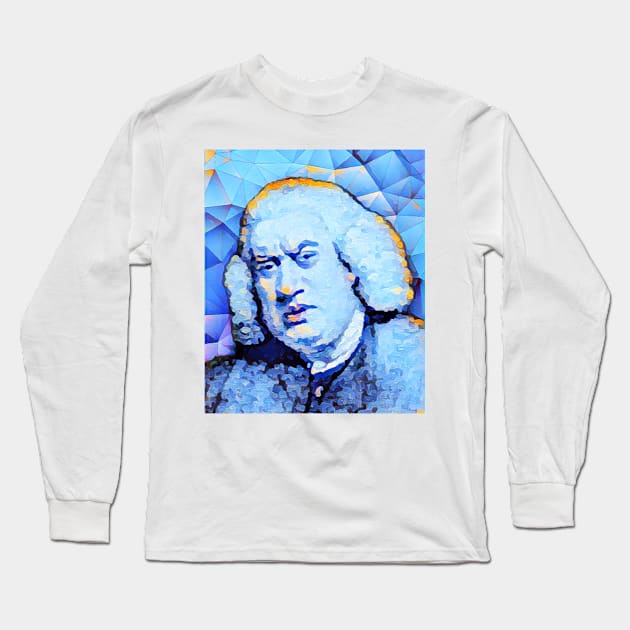 Samuel Johnson Portrait | Samuel Johnson Artwork | Samuel Johnson Painting 14 Long Sleeve T-Shirt by JustLit